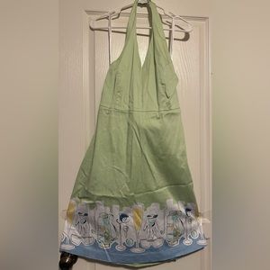 Cute Golf Inspired Green Dress